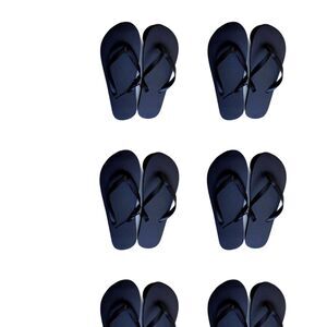 West Loop Men's NEW Black Flip Flops (Reseller's Bundle of 6) Sizes L & XL